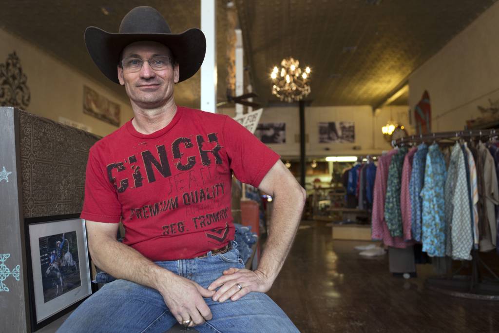 Shane Elms grew up in Florence, left for a while, then came back to run a Western wear shop.Miguel Gutierrez Jr.